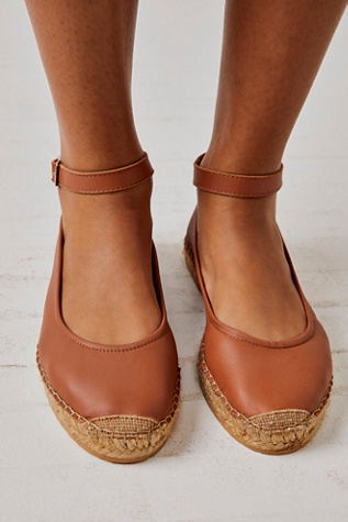 Mason Ballet Espadrille Flats by Free People in Tan, Size: EU 37