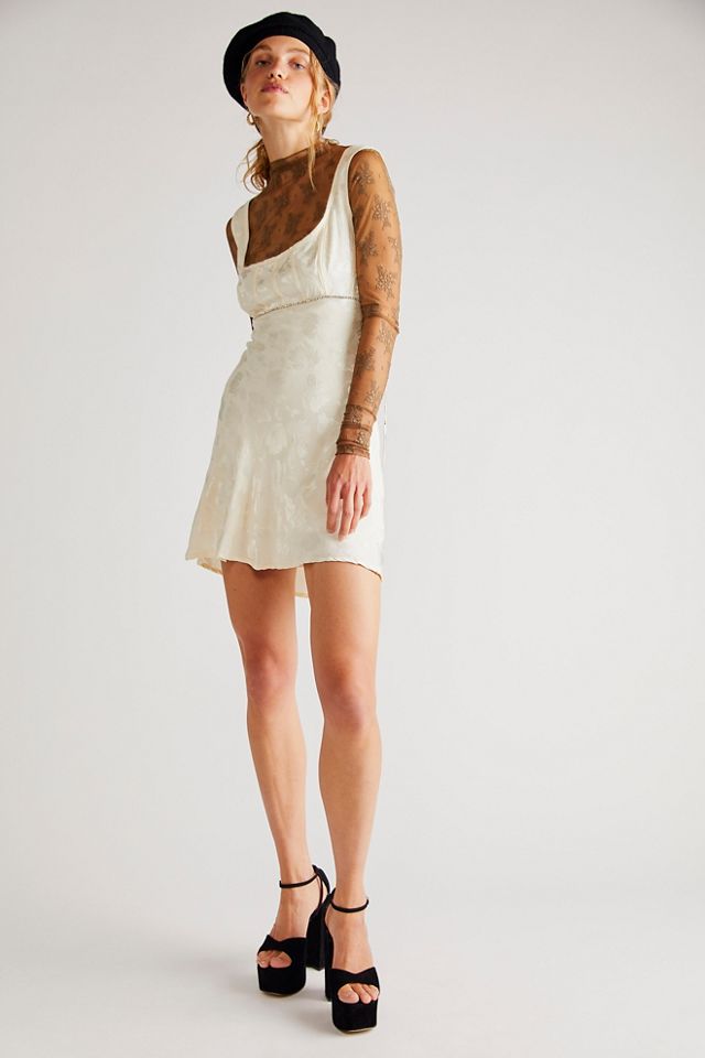 Free People, One Fine Day Mini Dress in Black