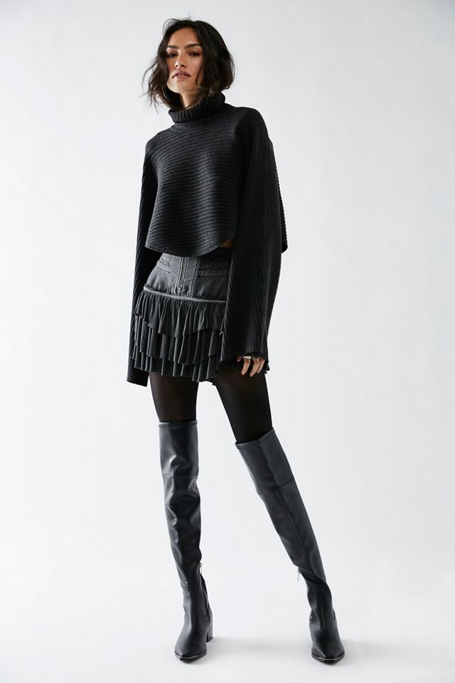 Free People Frostbite Mini Skirt. 5