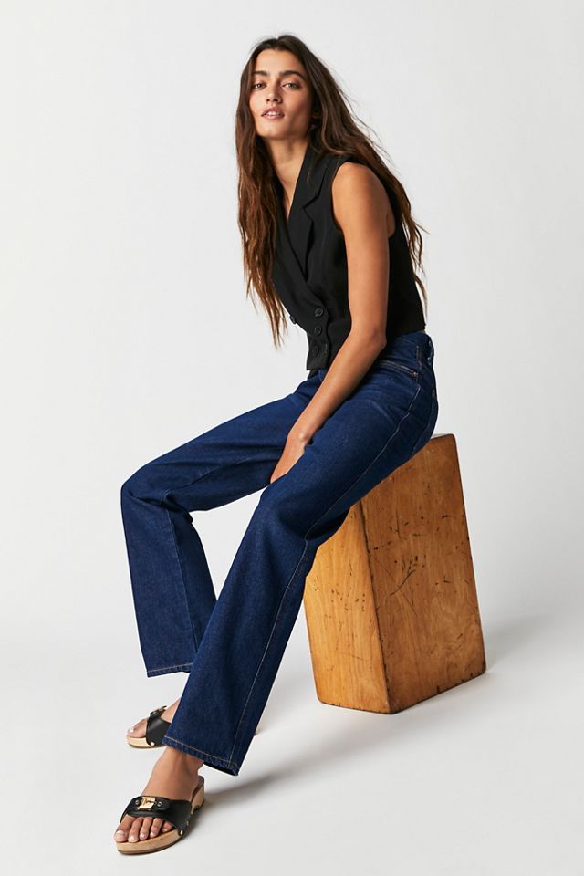 AGOLDE Pinch Waist Kick Flare Jeans Free People UK