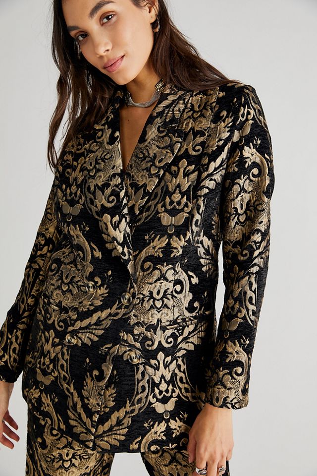 MINKPINK Golden Jaquard Suit #2