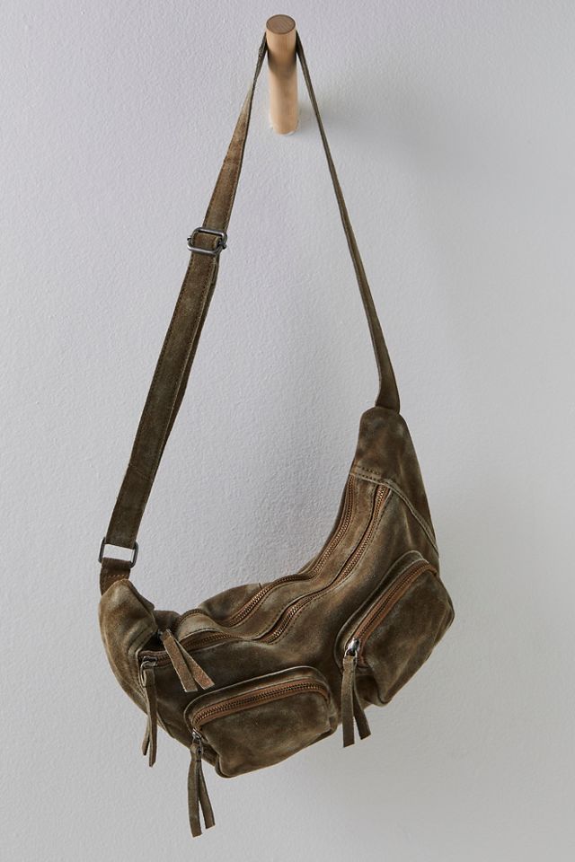 SAMARA SUEDE LEATHER SHOULDER BAG