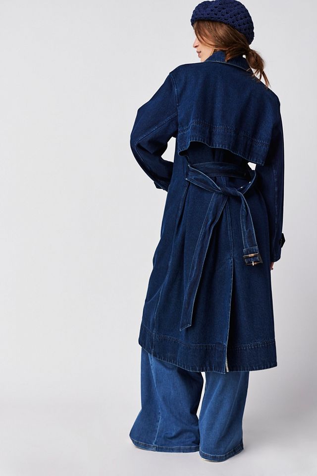 Barbour Somerland Denim Trench #1