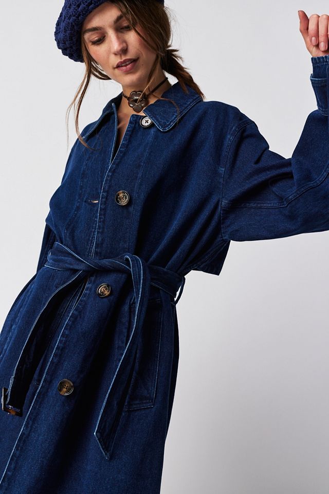 Barbour Somerland Denim Trench #2