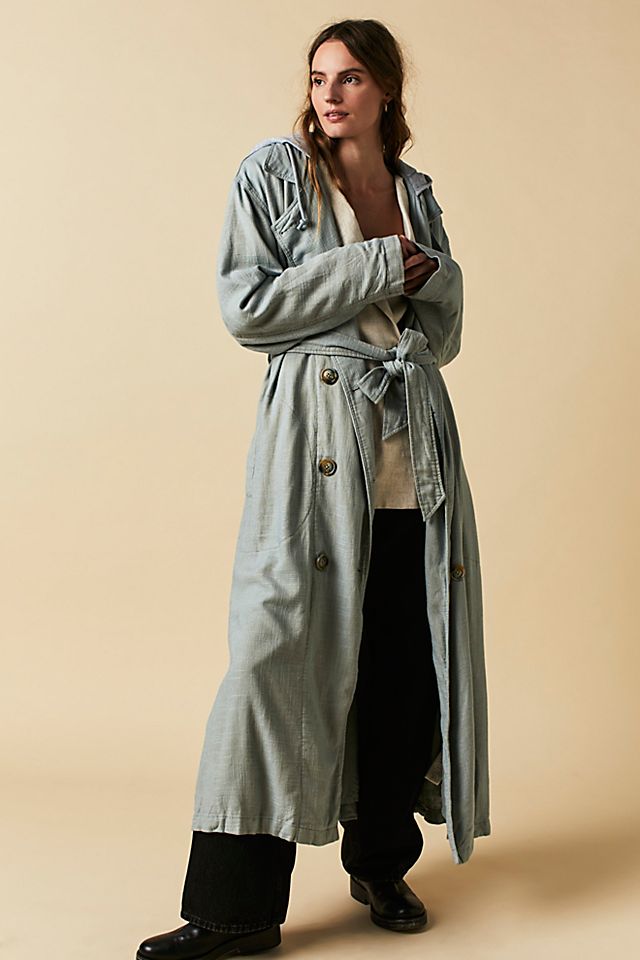 Free People Charlie Trench Coat. 4
