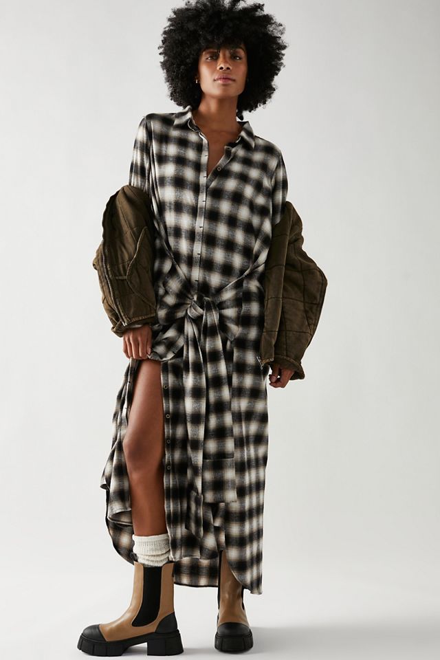 Robe midi à ceinture à carreaux Nicholas K #1