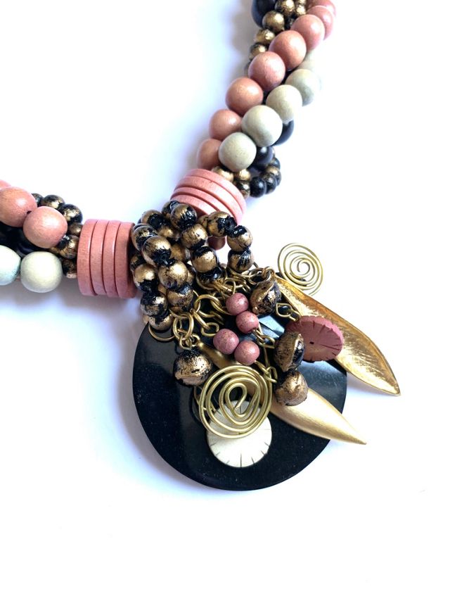 Vintage 1980s Art to Wear Statement Necklace Selected by SharpLilTeeth #1