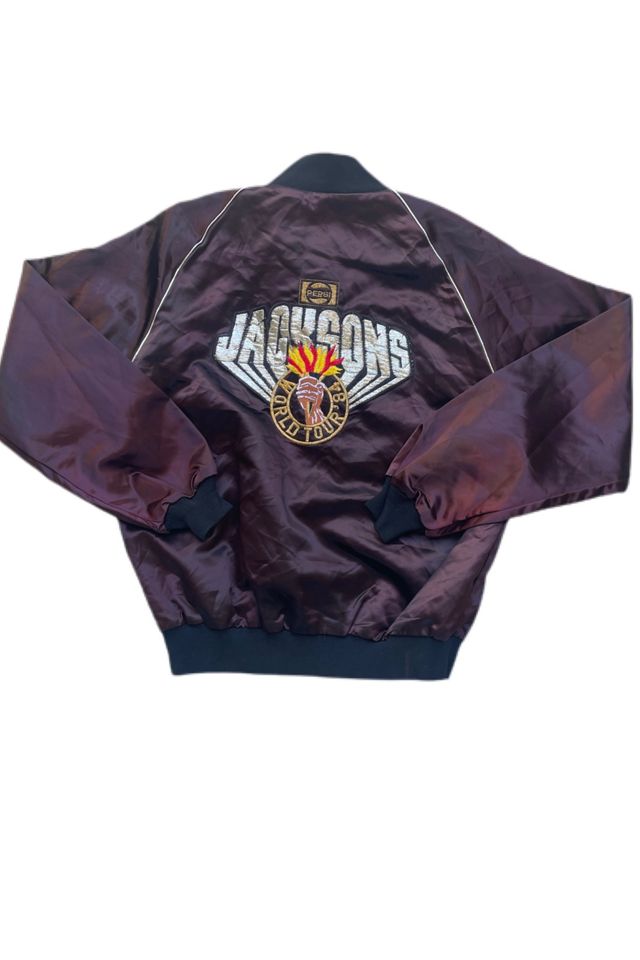 Vintage 1984 The Jacksons Satin Tour Jacket Selected By Villains