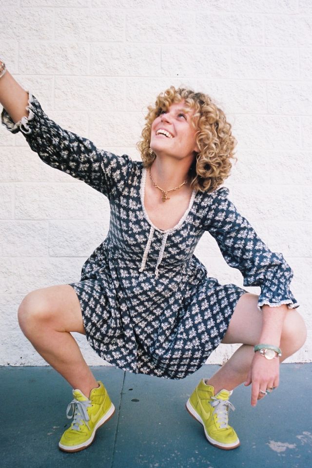 Early Laura Ashley Vintage Blue Floral Dress Selected by The Curatorial Dept. #3