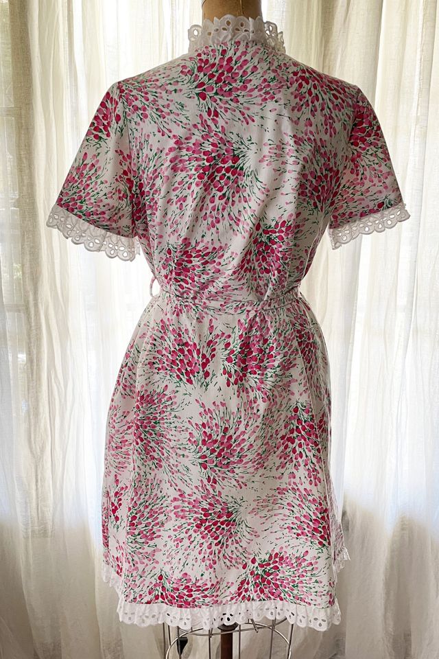 Vintage Floral Wrap Robe Selected by FernMercantile #3