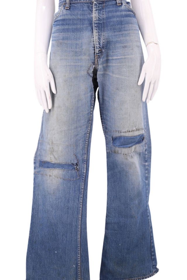 1970s Levis Big E Worn In Bell Bottom Jeans Selected By Ritual