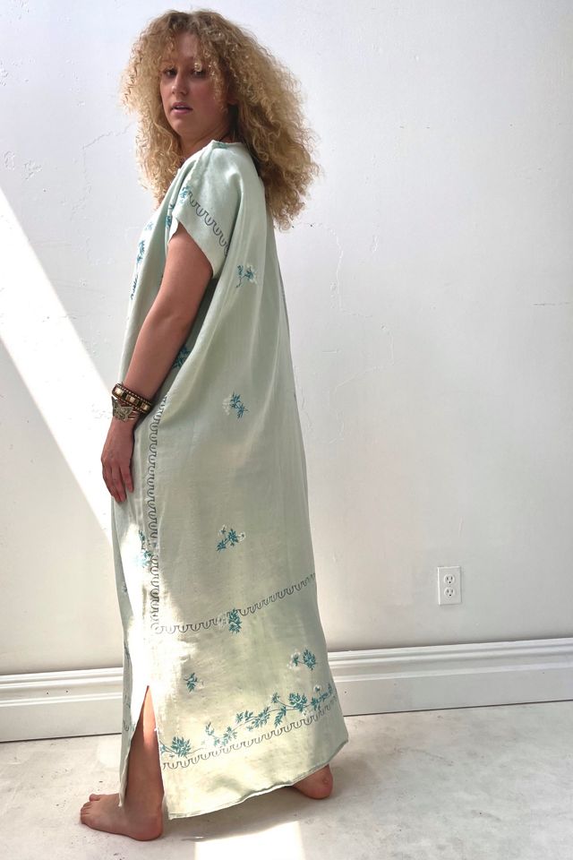 Anna Corinna Minty Flowers Smock Dress #1