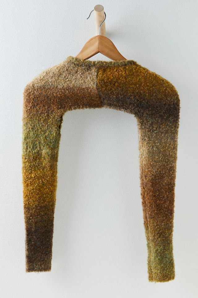 Recycled Yarn Dusty Knit Bolero #2
