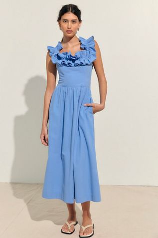 Robe Midi Ruffle It Up