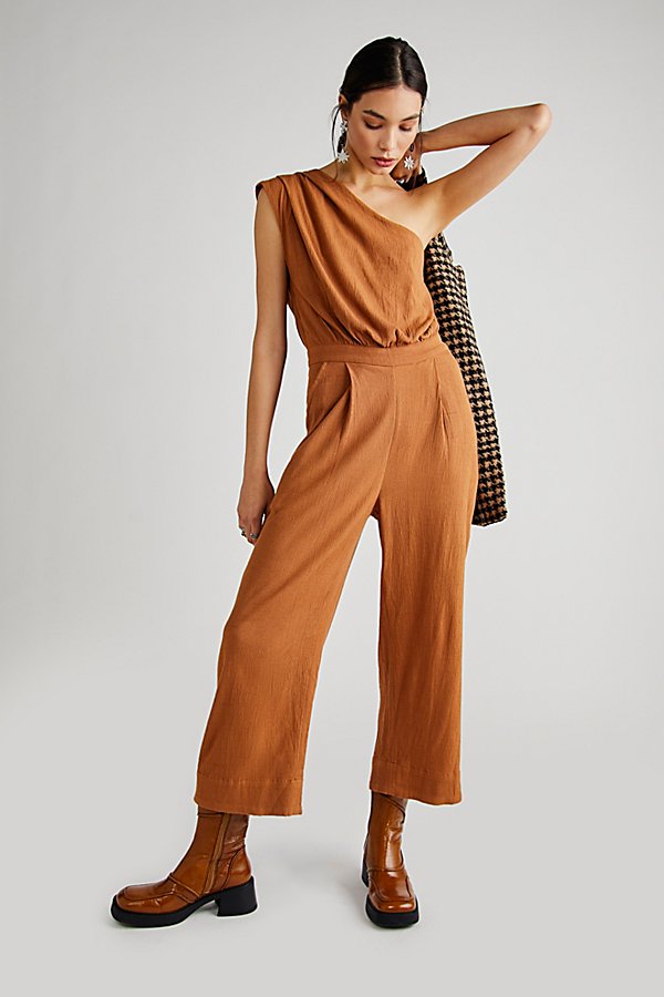 Free People Avery Jumpsuit In Pretty Penny