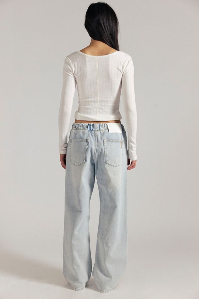 OneTeaspoon Roadhouse Wide-Leg Drawstring Jeans #1
