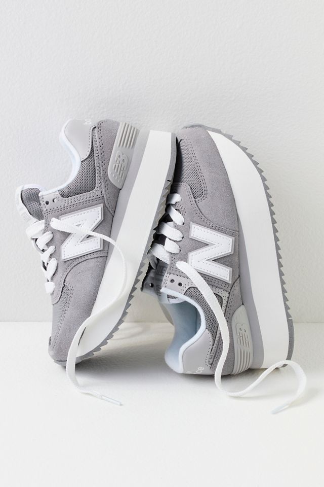 NEW BALANCE 574, Silver Women's Sneakers