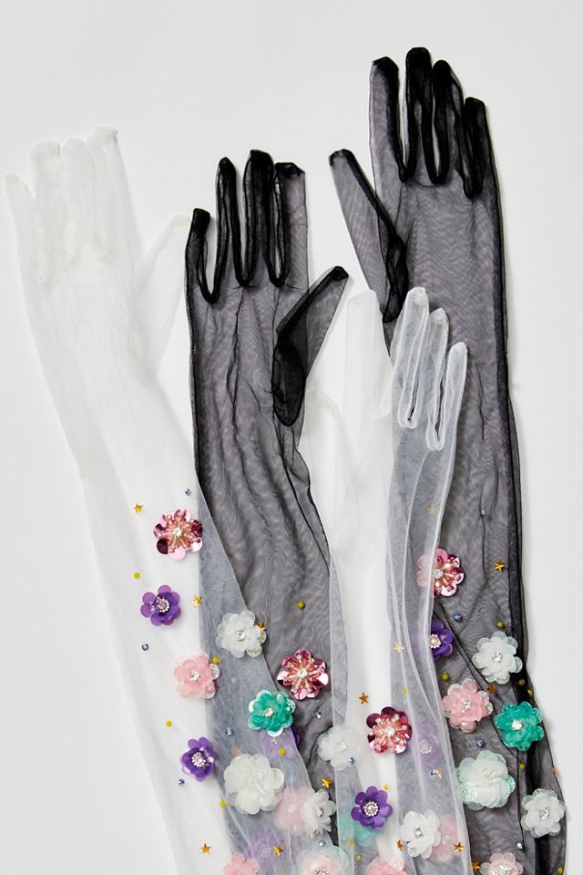 Secret Garden Tulle Gloves #1