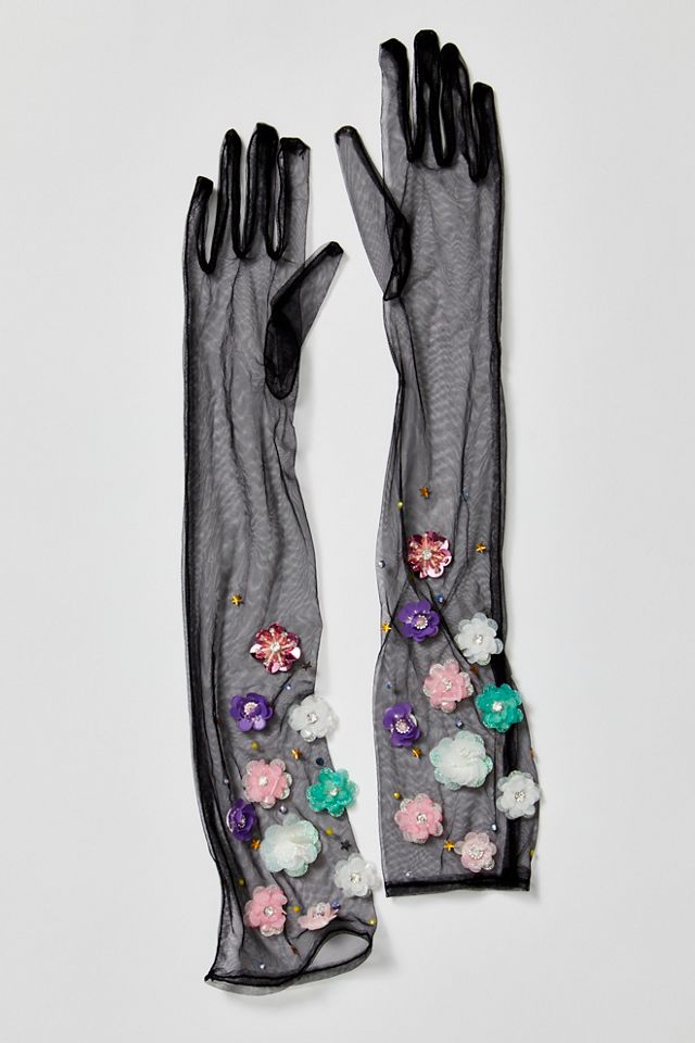 Secret Garden Tulle Gloves #2