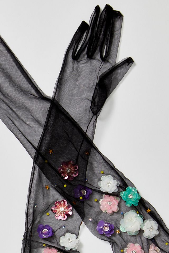 Secret Garden Tulle Gloves #3