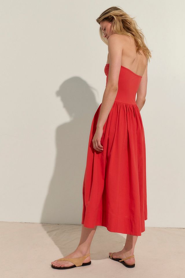Robe midi tube Onda à taille basse #1