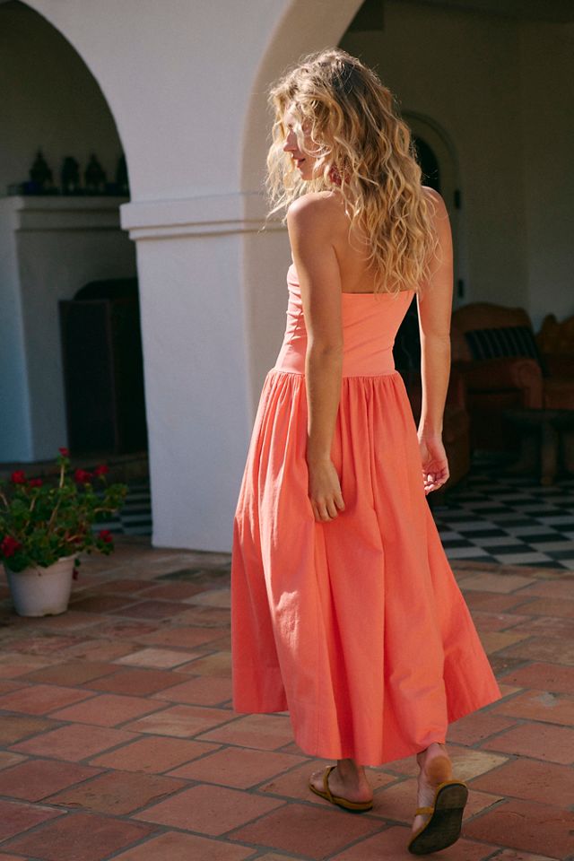 Onda Drop-Waist Tube Midi Dress #1