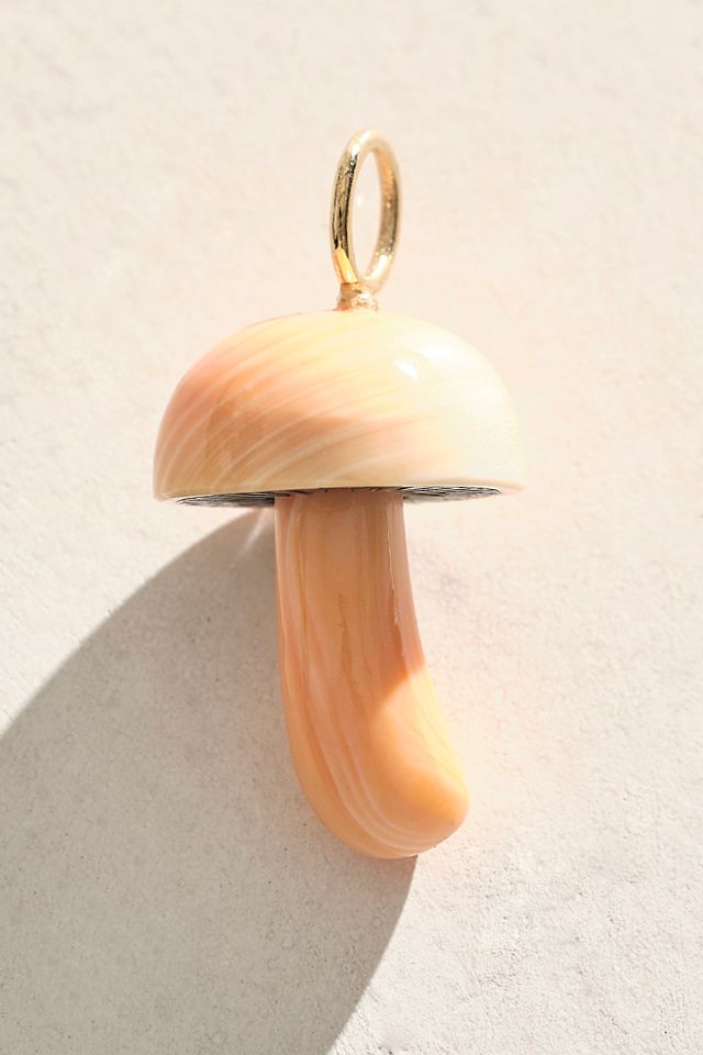 Maura Green Conch Mushroom Charm #1