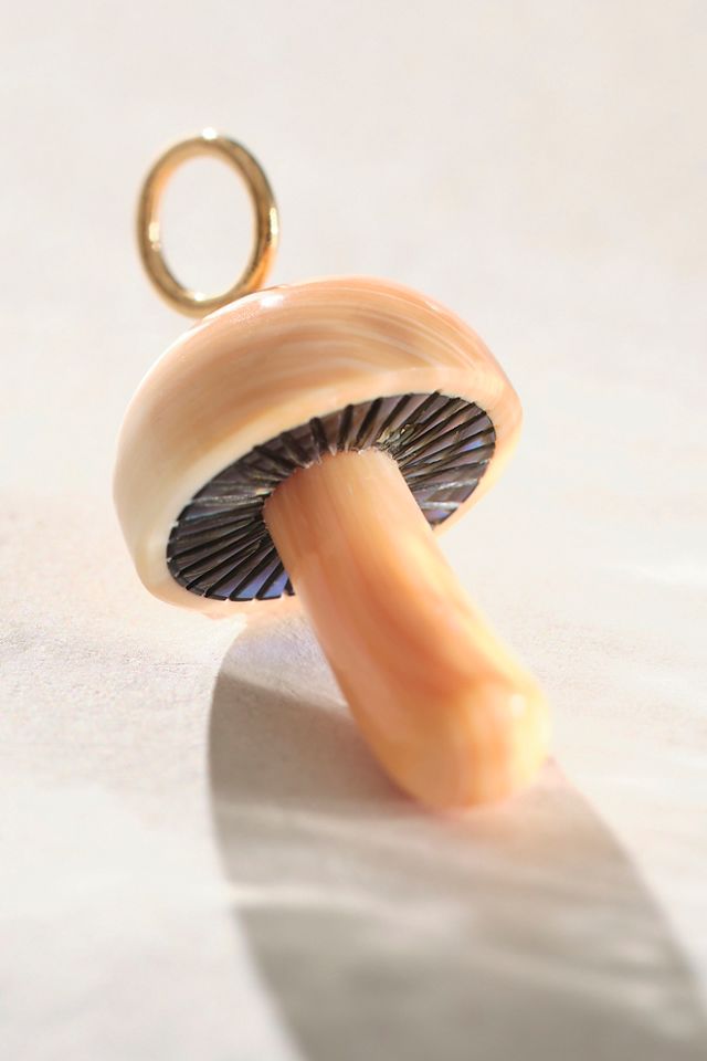 Maura Green Conch Mushroom Charm #2