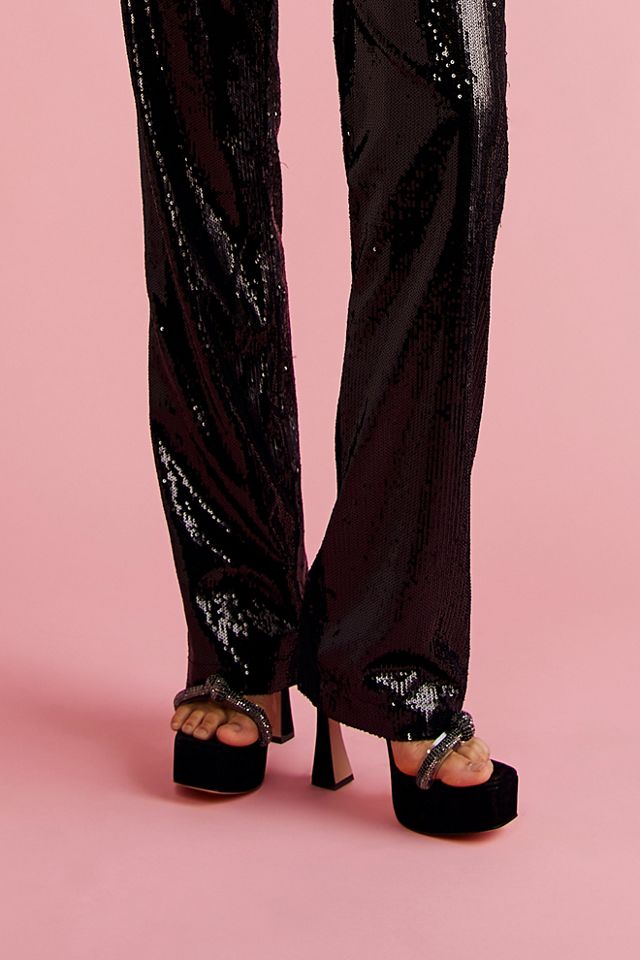 Peaky Embellished Platform Heels | Free People UK