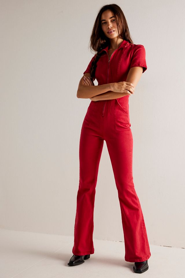 We The Free Jayde Flare Jumpsuit Free People