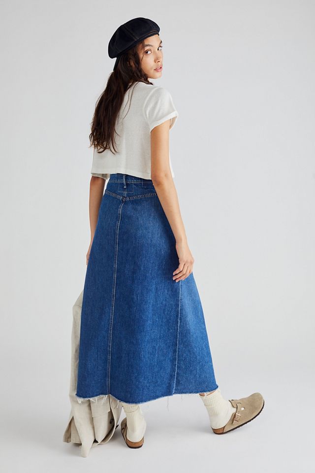 スカート Mother Long skirt The Ditcher Maxi Super Fray Mother Long skirt The Ditcher Maxi Super Fray | TheDoubleF