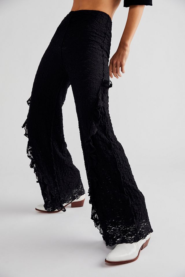 Ann Sui Floral Stretch Lace Pants #2