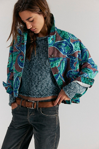 Veste en jean imprimé Opal Swing We The Free