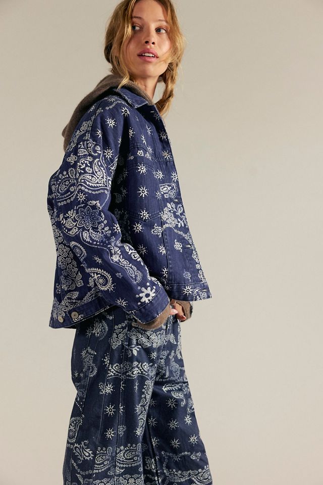 Veste en jean imprimé Opal Swing We The Free #3
