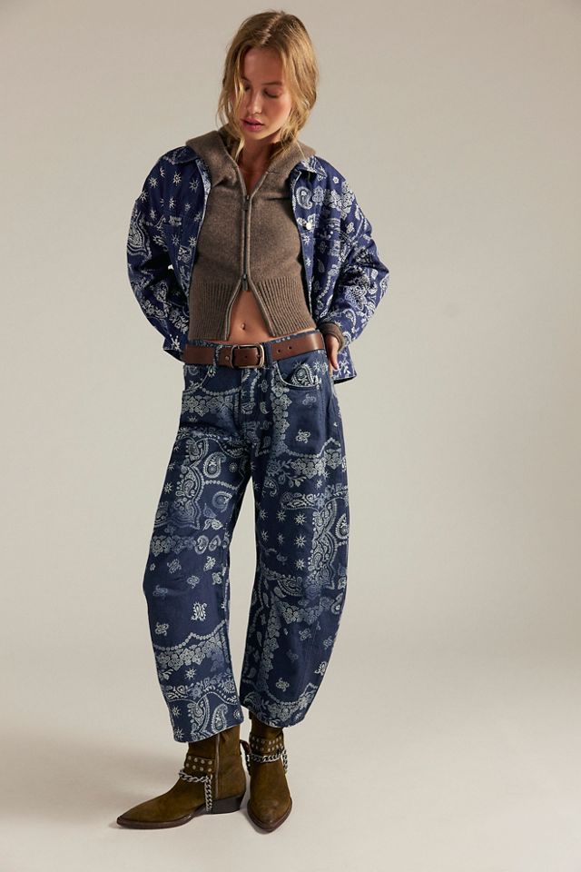 Veste en jean imprimé Opal Swing We The Free #4