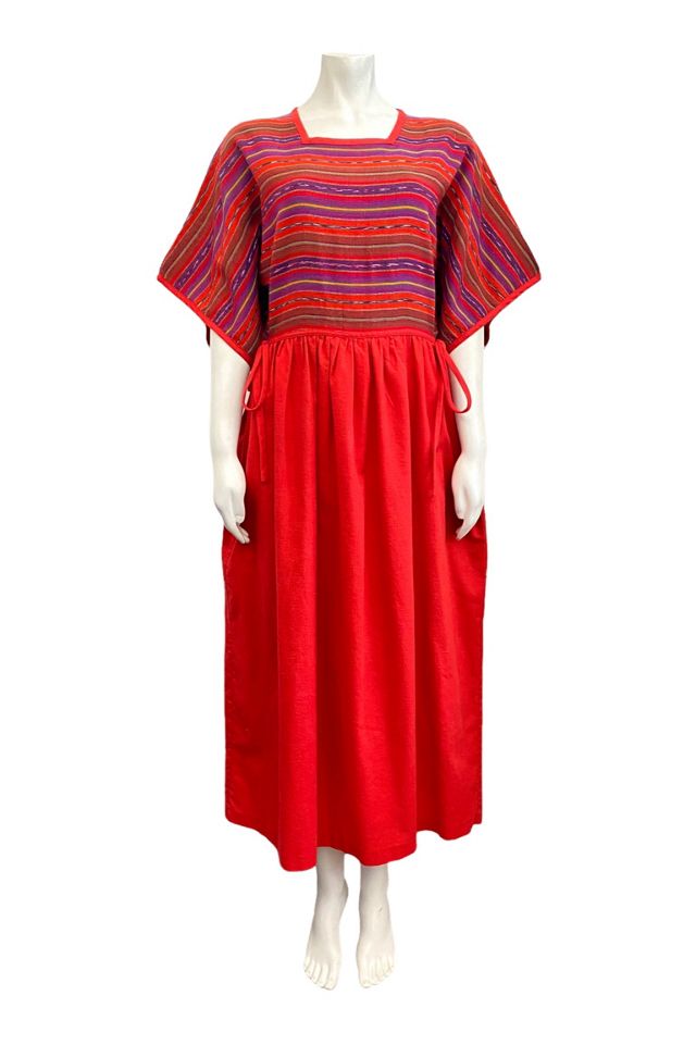 1970s Vintage Bueno Flamboyan Woven Cotton Dress Selected by BusyLady Baca & The Goods #2