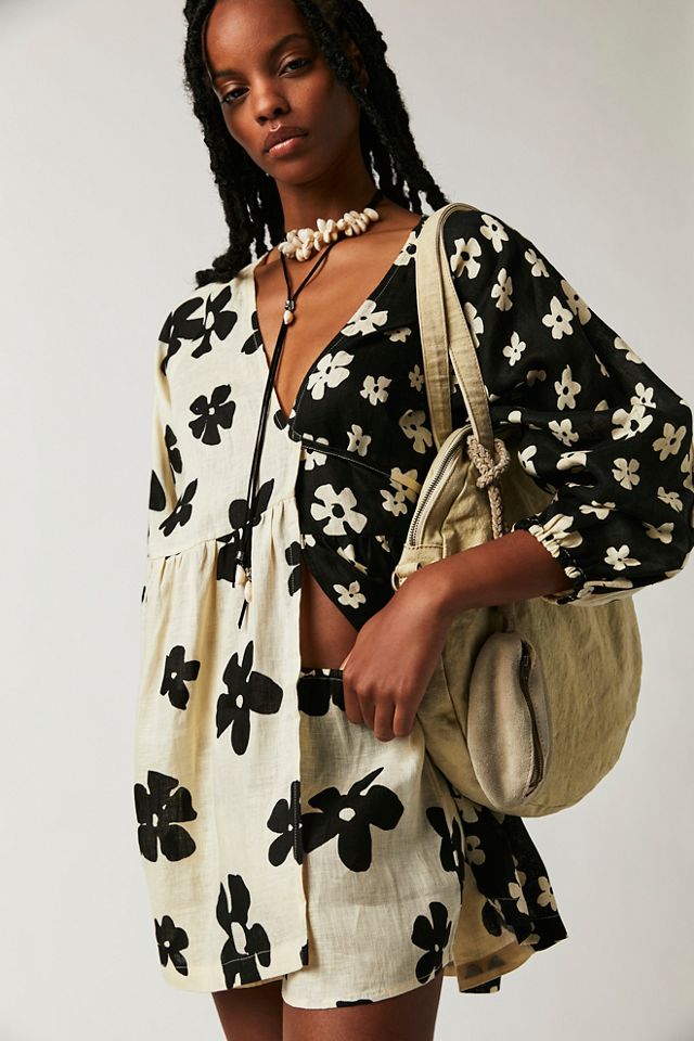 Zulu & Zephyr Linen Top + Short Set #2