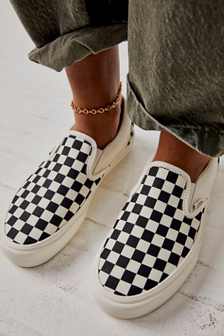 Vans Platform Checkered Slip-On Sneakers | Free People