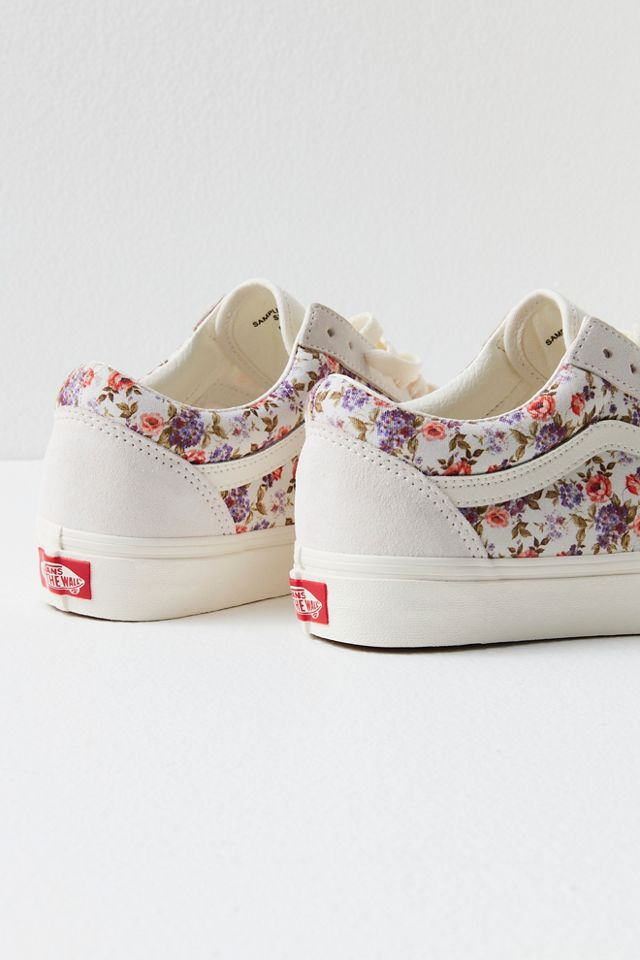 Baskets florales vintage Old Skool #1