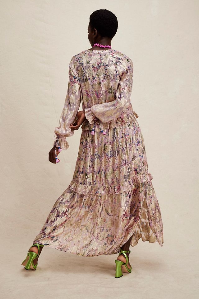 Robe Georgette scintillante avec doublure Hemant & Nandita #1