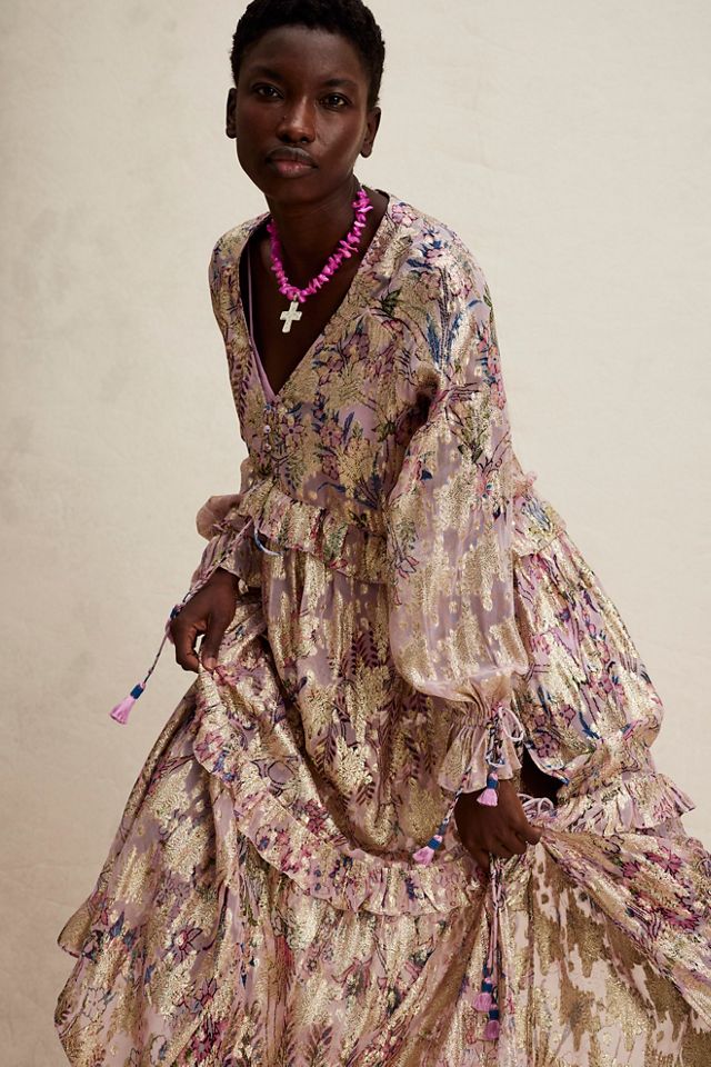 Robe Georgette scintillante avec doublure Hemant & Nandita #3
