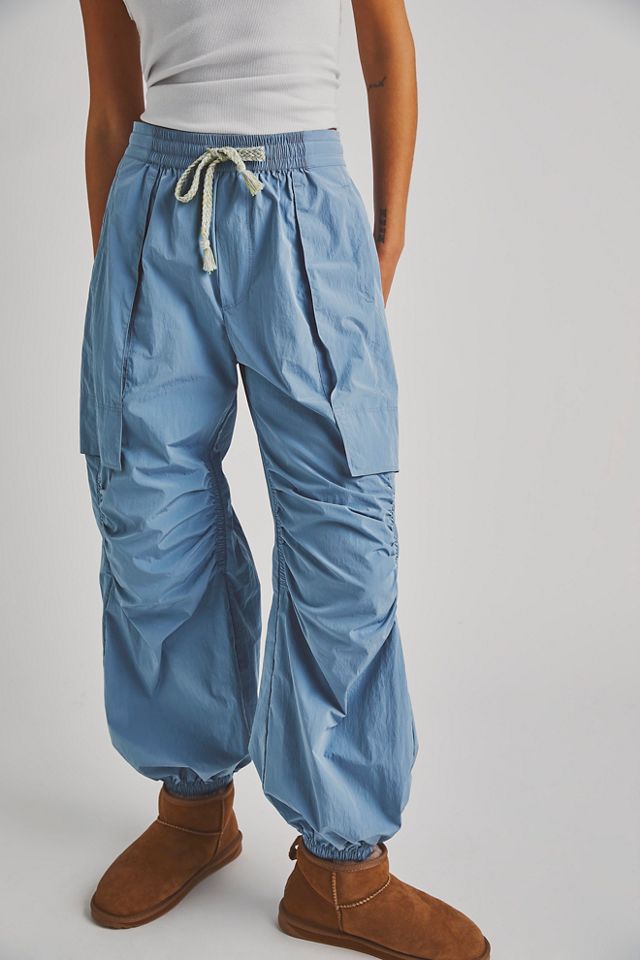 Nylon Cargo Pants