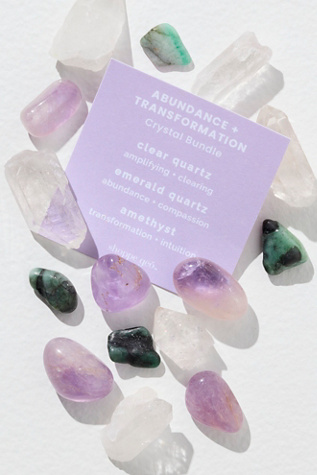 Shoppe Geo Abundance + Transformation Crystal Bundle | Free People