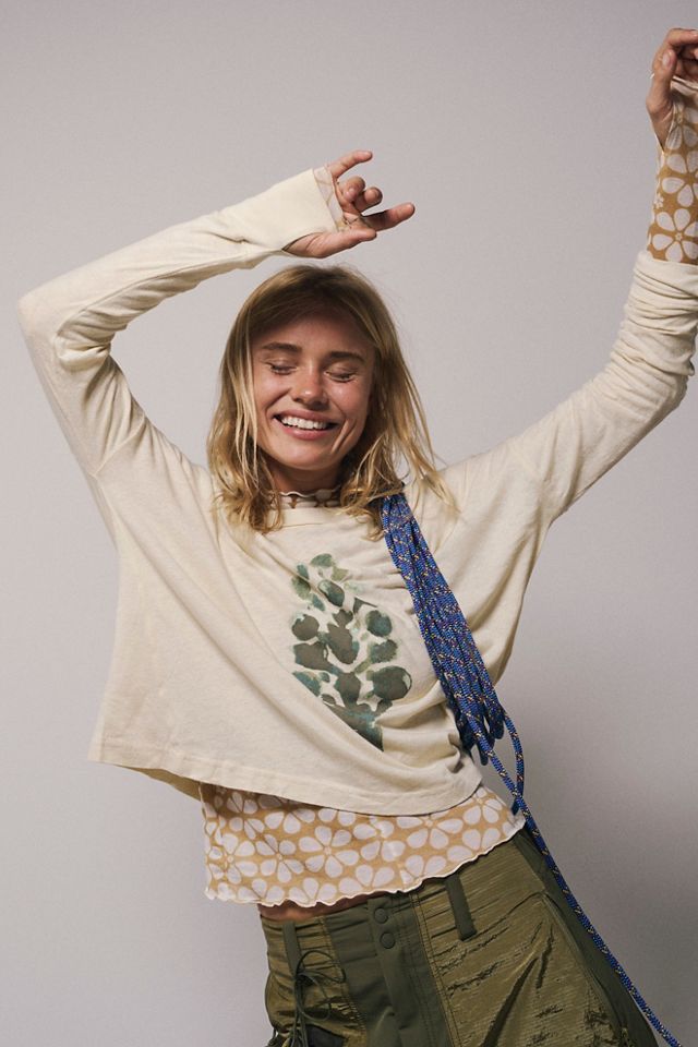 Free People Victory Lap Logo Long-Sleeve. 5