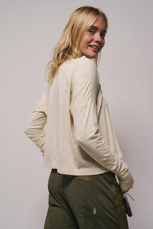 Free People Victory Lap Logo Long-Sleeve. 3