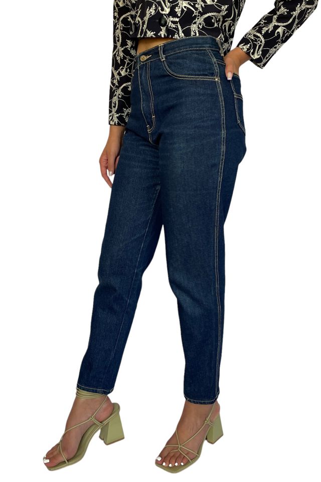 Ankh Jeans Selected People Vintage By Racquel Waisted Free Dark Blue High By Vintage |
