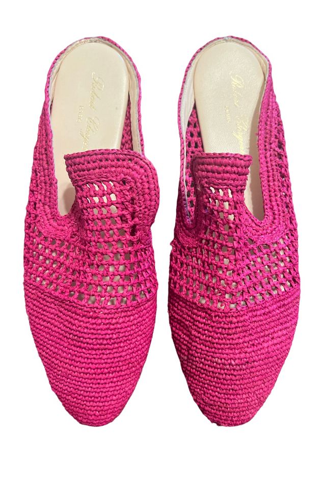 Robert clergerie sale raffia shoes