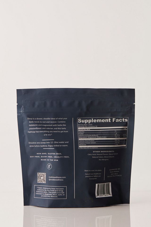 Rookie Wellness Relaxation + Sleep Supplement Stick Packs