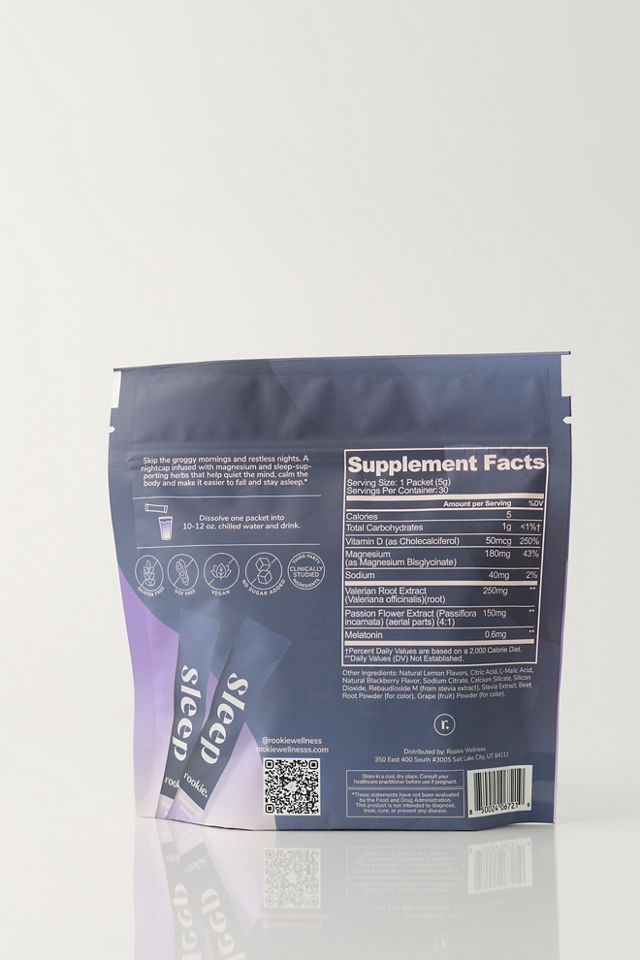 Rookie Wellness Relaxation + Sleep Supplement Stick Packs #2