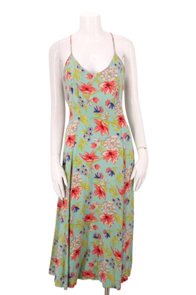 1990s Betsey Johnson Garden Floral Rayon Dress Selected By Ritual ...